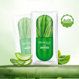 Tratamiento facial Bioaqua mascarilla con extracto natural de Aloe Vera (pack de 10)