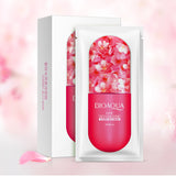 Tratamiento facial Bioaqua mascarilla con extracto natural de flor de cerezo (pack de 10)