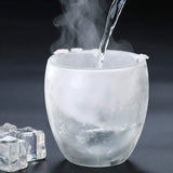 Vaso de vidrio de borosilicato resistente al calor de doble pared (250 ml)