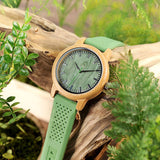 Reloj ecológico Bobo Bird de bambú y silicona