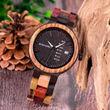 Reloj Bobo Bird de mujer, artesanal de madera de diversos colores
